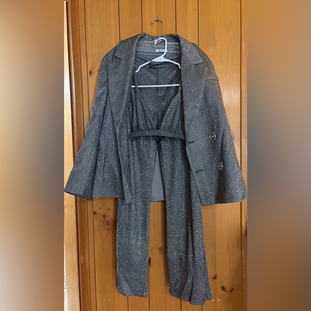 SLA Set- Jacket and Pants are Small, Bralette is Medium